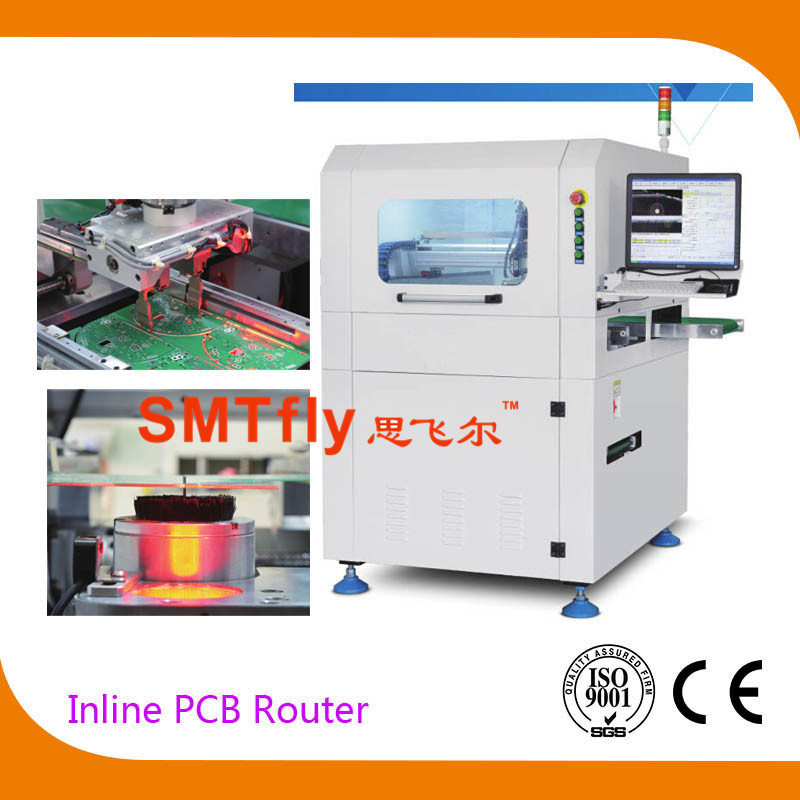Inline PCB Router, Routing Machine with CNC,SMTfly-F03