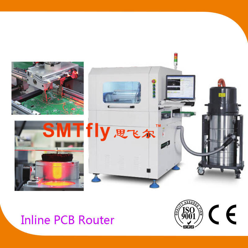 PCBA Cutter Machine with Inline PCB Router,PCB Routing Machine,SMTfly-F03